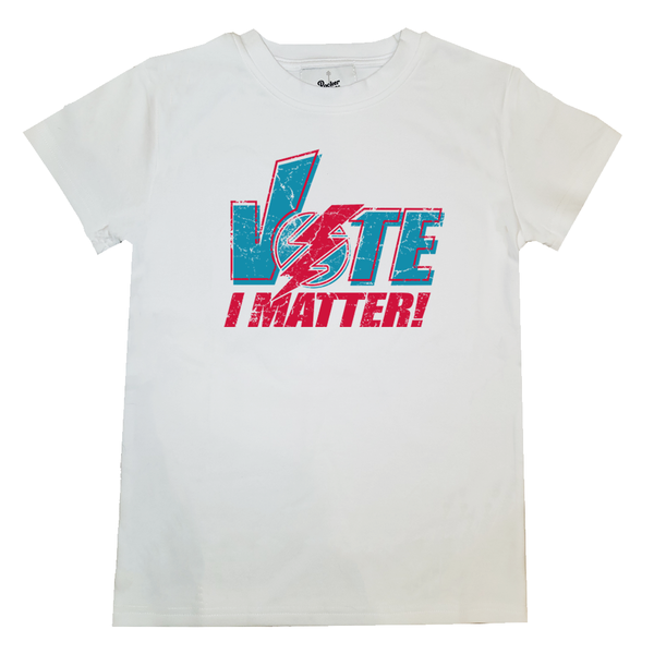 Kids Parents Vote Shirt white
