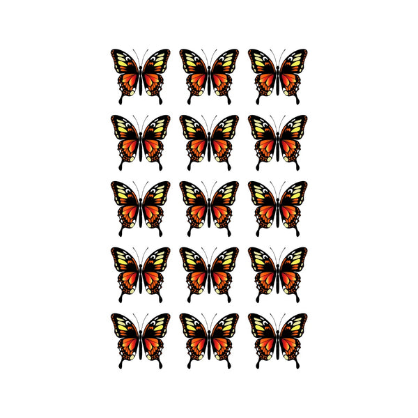 Orange Butterfly Full Set