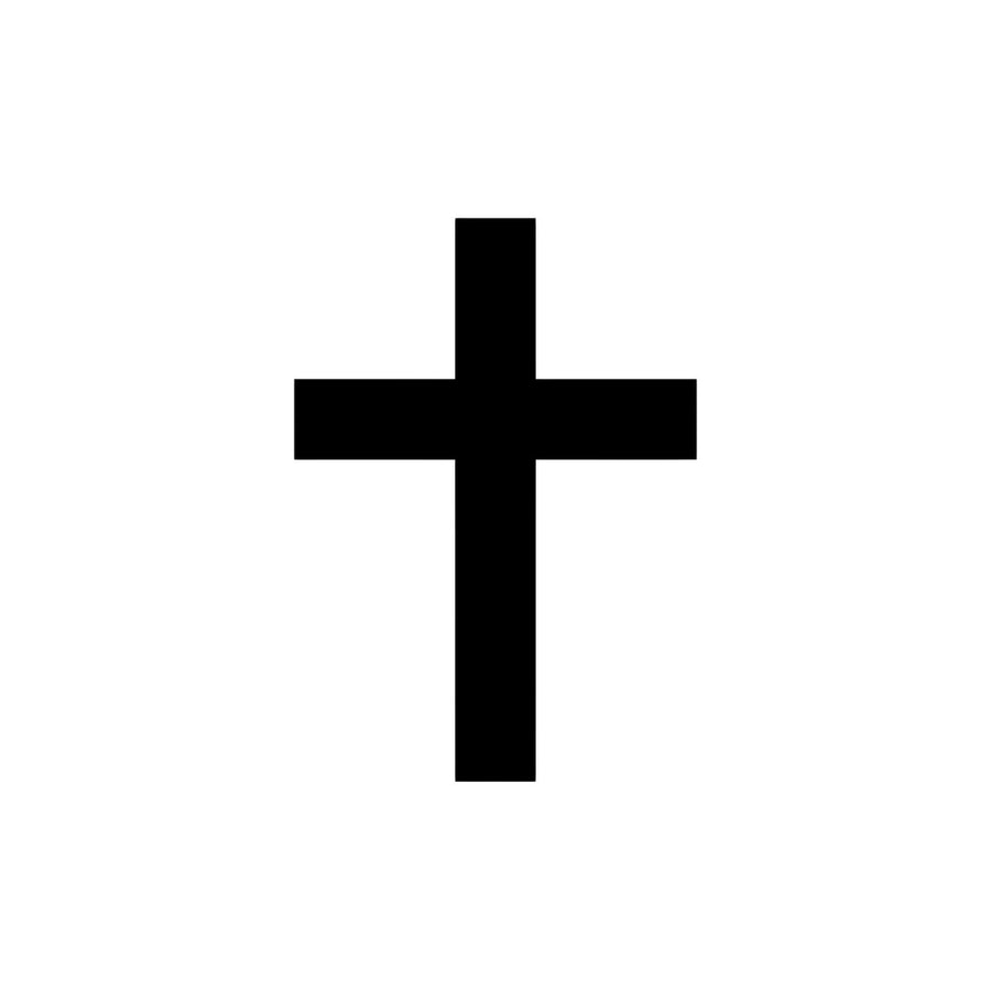 Christian Cross Black