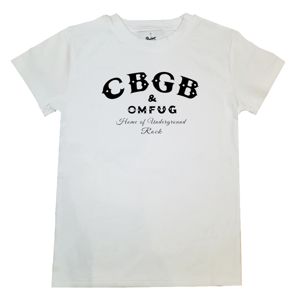 CBGB tshirt toddler baby adult white