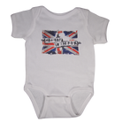 Anarchy UK Pre-K sex pistols god save the queen onesie white