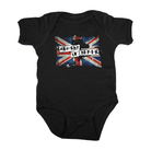 Anarchy UK Pre-K sex pistols god save the queen onesie black