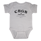 CBGB baby onesie white