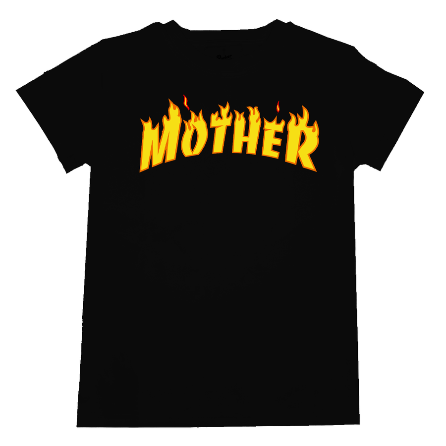 Mother Thrasher skateboard shirt Black