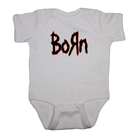 Baby metal onesie BORN Korn band inspired white