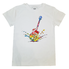 Kids Toddler Adult Guitar Shirt White