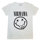 baby and me matching nirmama smiley face white rock shirt